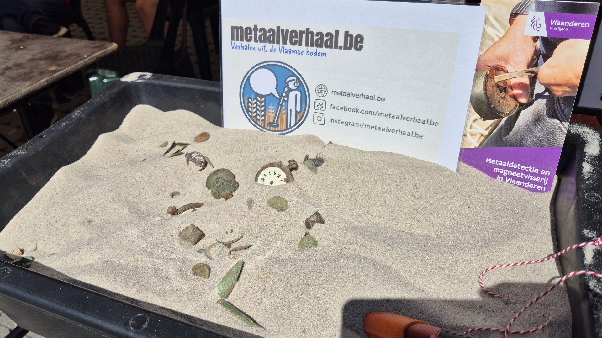 Metaaldetectie initiatie voor Heemkring Ter Ham, Steenokkerzeel